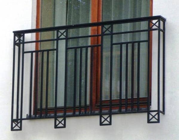 Сварной французский балкон